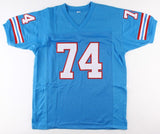 Bruce Matthews Signed Houston Oilers Jersey (JSA COA) 14xPro Bowl (1988-2001)