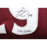 Nate MacKinnon Signed Colorado Avalanche Red Jersey 2014 Calder JSA 43453