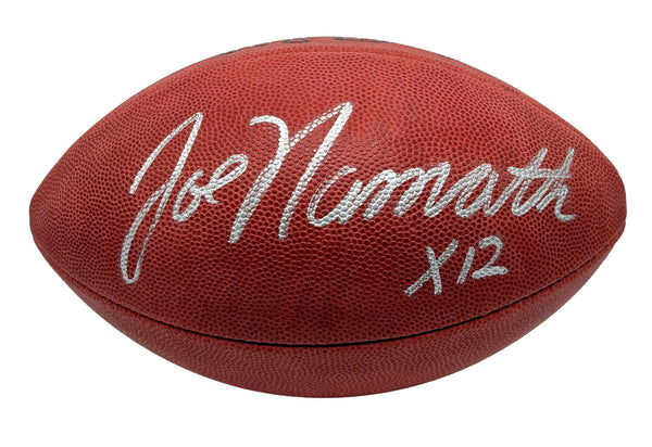 Joe Namath HOF Signed Official Wilson NFL Football Jets JSA 214087