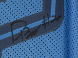 Desmond Bane Memphis Signed In Black Custom Blue Basketball Jersey JSA
