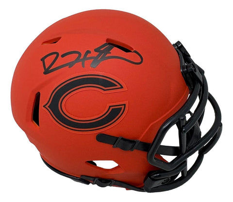 Devin Hester Signed Chicago Bears Rave Mini Speed Helmet JSA