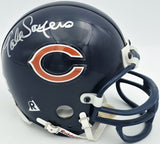Dick Butkus & Gale Sayers Autographed Bears Blue Mini Helmet Beckett #AE16660