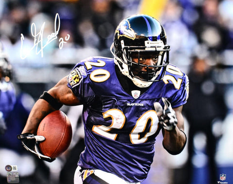 Ed Reed Autographed Baltimore Ravens 16x20 Close Up Photo-Beckett W Hologram