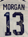 Alex Morgan Autographed USA Womens World Cup Nike Soccer Jersey Beckett Auth COA