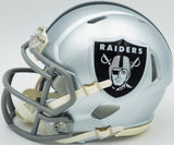 DJ TURNER AUTOGRAPHED LAS VEGAS RAIDERS MINI HELMET JUST WIN BABY BECKETT 236679