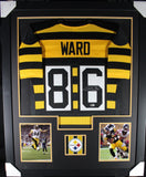 HINES WARD (Steelers bumblebee TOWER) Signed Autographed Framed Jersey Beckett