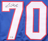 Sam Malinski Signed Colorado Avalanche /Nordiques Throwback Jersey (Beckett)