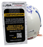 Earl Morrall Signed/Inscribed Baltimore Colts Mini Football Helmet JSA 213116