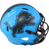 Sam LaPorta Autographed Detroit Lions F/S Rave Helmet Beckett 51295