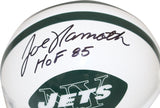 Joe Namath Signed New York Jets 65-77 VSR4 Mini Helmet HOF Beckett 39585