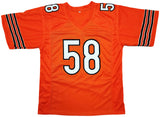 CHICAGO BEARS ROQUAN SMITH AUTOGRAPHED ORANGE JERSEY BECKETT BAS QR 203020