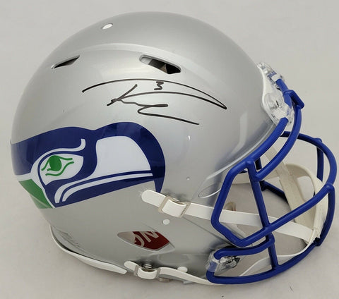 RUSSELL WILSON SIGNED SEATTLE SEAHAWKS THROWBACK SPEED AUTHENTIC HELMET FANATICS