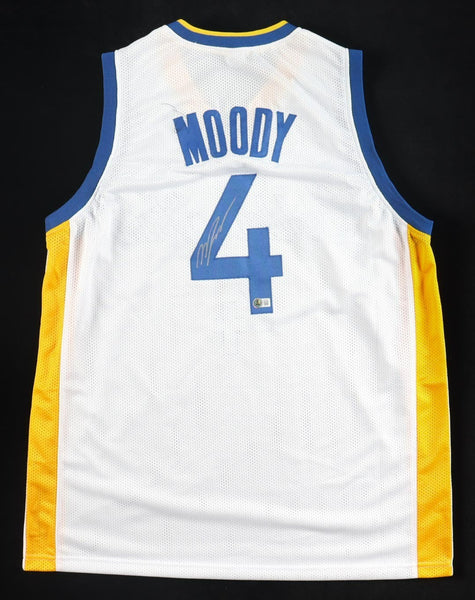 Moses Moody Signed Golden State Warriors Jersey (Beckett) 2022 NBA Champion Team