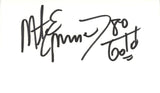 Mike Eruzione Autographed USA Hockey Index Card 80 Gold Beckett 45294