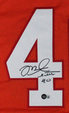 Mike Alstott Signed Tampa Bay Custom Throwback Orange Jersey