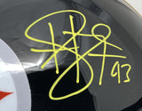 Troy Polamalu Signed Pittsburgh Steelers Full Size Speed Replica Helmet BAS ITP