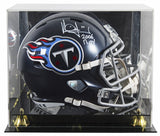 Titans Vince Young "2006 ROY" Signed Full Size Speed Rep Helmet W/ Case BAS Wit