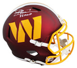Joe Theismann Signed 2025 On-Field Alt Full Size Speed Rep Helmet W/ Case BAS W