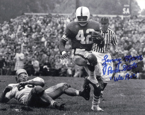 Lenny Moore Autographed 8x10 Photo Penn State Nittany Lions "We Are" SKU #245922