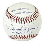 Mariano Rivera New York Yankees Signed OMLB Career Stat Multi-Insc Baseball JSA