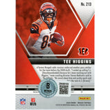 Tee Higgins Autographed Panini Mosaic 213 Who Dey Trading Card Beckett 48919