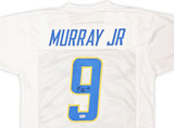 LOS ANGELES CHARGERS KENNETH MURRAY JR. AUTOGRAPHED WHITE JERSEY BECKETT WITNESS
