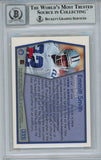 Emmitt Smith Autographed 1999 Topps #322 Trading Card Beckett 10 Slab 35100