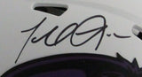Terrell Suggs Autographed Mini Ravens Lunar Eclipse Football Helmet JSA
