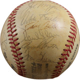 Cincinnati Reds 1981 Team Bench Morgan +24 Sigs Signed NL Baseball Beckett 56278