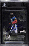 Fred Taylor Signed 1999 UD Black Diamond Rookies #93 Card Beckett 43900