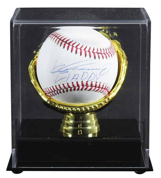 Angels Vladimir Guerrero "Vladdy" Signed Robert Manfred OML Baseball W/ Case JSA