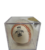 Cal Ripken, Jr. Autographed Official American League Baseball Ironman Logo - COA
