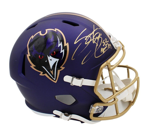 purple smith helmet Scabs -Elite Helmet-Purple M quality plastic Steve Smith Sr Signed Ravens