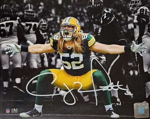 Packers Super Bowl Champ CLAY MATTHEWS Signed 8x10 Photo #1 AUTO