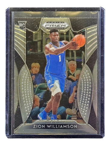 Zion Williamson 2019 Panini Prizm Draft Picks #64 Rookie Card
