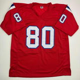 Autographed/Signed IRVING FRYAR New England Red Jersey JSA COA Auto