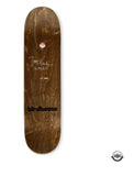 Tony Hawk Autographed/Insc. Birdhouse Falcon 1 Brown Skateboard Deck UDA LE 5