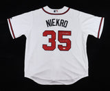 Phil Niekro Signed Atlanta Brave Jersey Inscribed "H.O.F. 97" (JSA COA) Knucksie