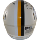 Jerome Bettis Signed Pittsburgh Steelers Pro Retro Helmet Beckett WIT 57523