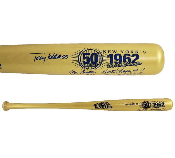 Multi-Signed New York Cooperstown 1962 World Champions 50th Anniversary Bat