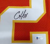 Chiefs Clyde Edwards-Helaire Autographed Signed Red Jersey Beckett QR #WH31045