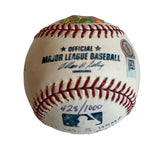 Duke Snider Dodgers Autographed & 15X Inscribed MLB Baseball Statball COA