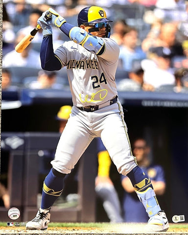 Milw. Brewers Catcher WILLIAM CONTRERAS Signed 16X20 Photo #12 AUTO - BAS