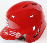 Albert Pujols St Louis Cardinals Signed Helmet +3 Inscriptions #5/8 MLB Fanatics