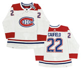 Cole Caufield Autographed Montreal Canadiens Authentic White Jersey Fanatics