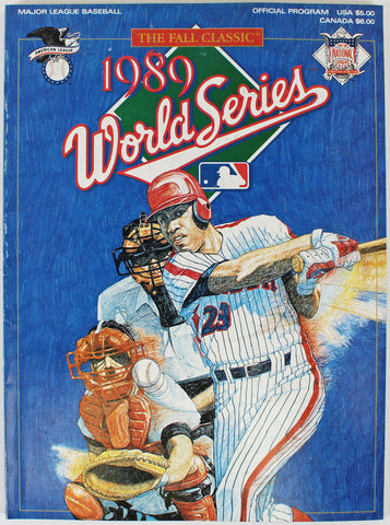 1989 World Series Athletics vs. Giants Official Program World Series Magazine 3