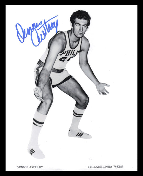 Dennis Awtrey Autographed Signed 8x10 Photo Philadelphia 76ers SKU #245653