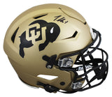 Colorado Travis Hunter Authentic Signed Speed Flex Full Size Helmet BAS Witness