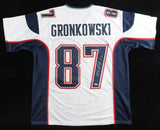 Rob Gronkowski Signed New England Patriots Jersey (PSA) 4xSuper Bowl Champion