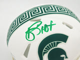 ANDRE RISON AUTOGRAPHED MICHIGAN STATE SATIN WHITE MINI HELMET HOF JSA 232857